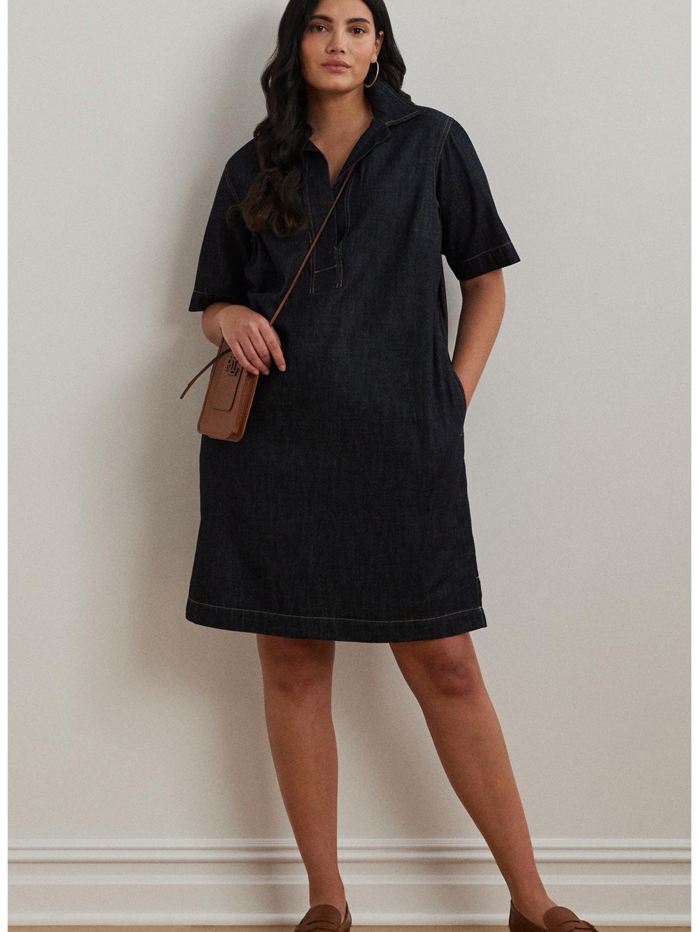 Ralph Lauren Dark Indigo Denim Tunic - Picture 12 of 12